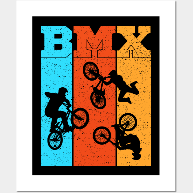 Eat Sleep BMX Repeat Gift Wall Art by Delightful Designs